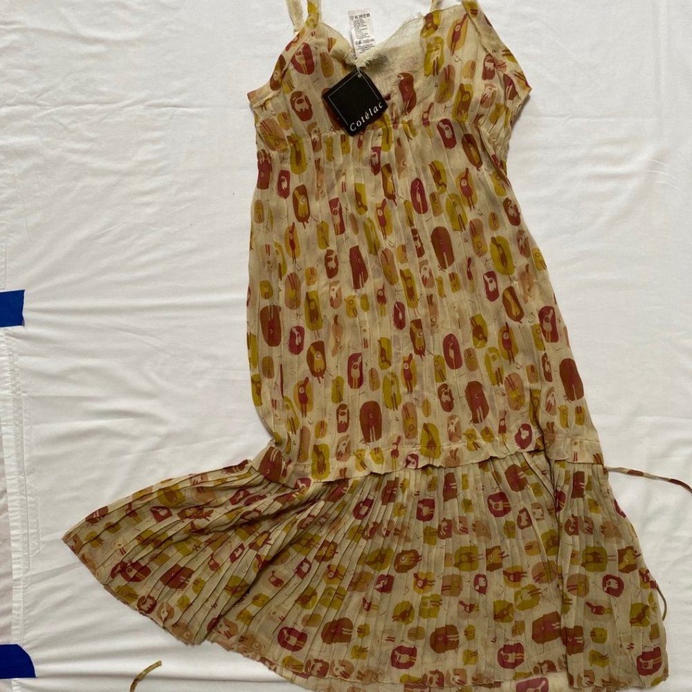 New French Boutique Cotelac Dress Chiffon Airy